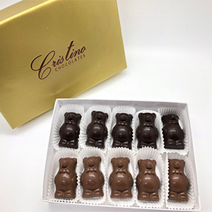 Chocolate Truffle Bears (10 Piece Box)